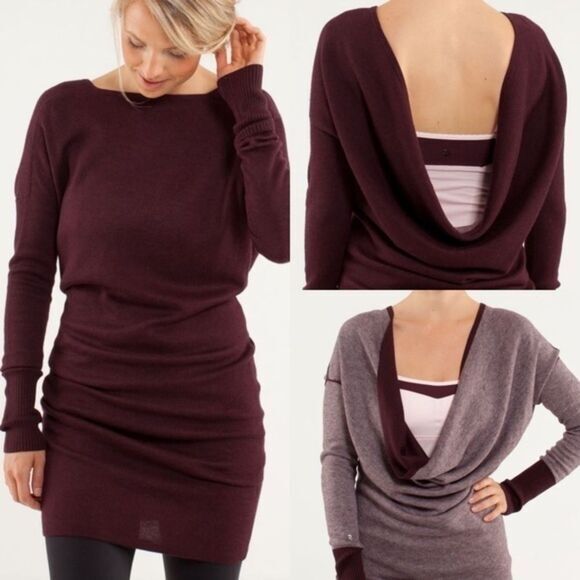 lululemon athletica Tops - Lululemon Serenity Sweater Wrap Dress